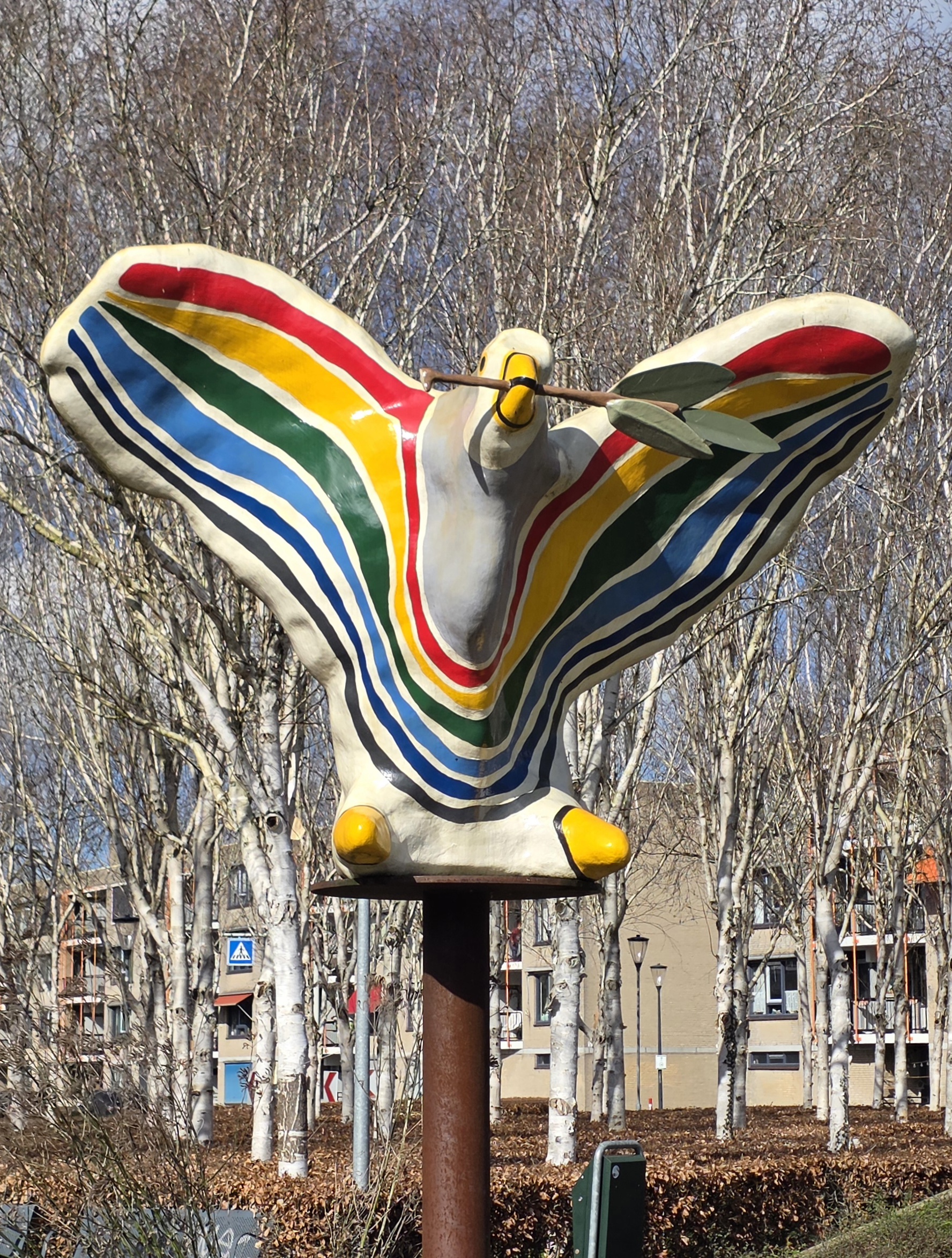 Duif kunstwerk