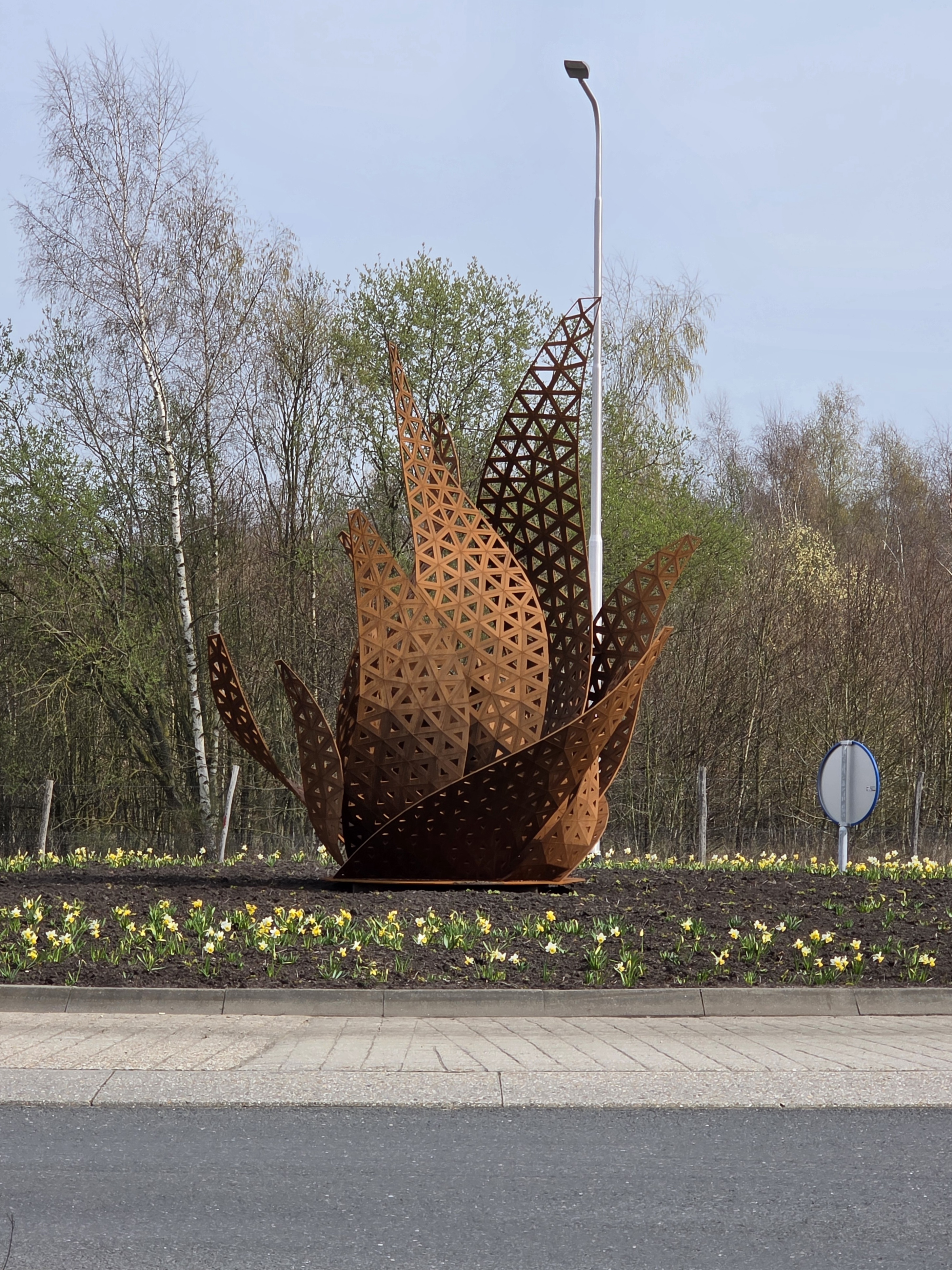 Vuur kunstwerk